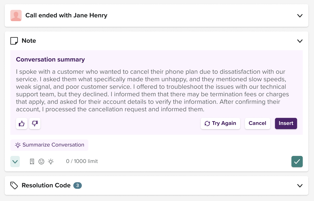 Purple colour introduced to differentiate AI tools